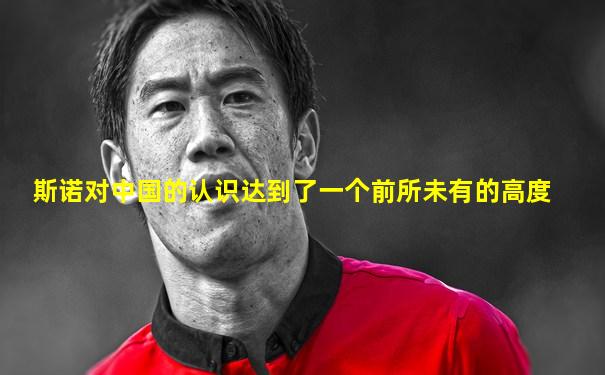斯诺对中国的认识达到了一个前所未有的高度